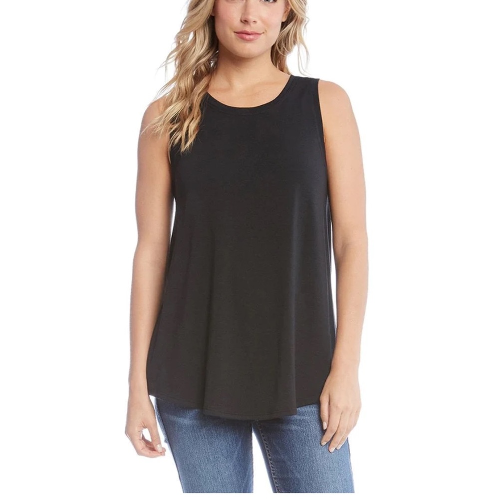 Karen Kane French Terry Tank Black size Small